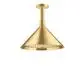 AXOR-HG-AXOR-Showers-Front-Kopfbrause-240-2jet-mit-Deckenanschluss-Brushed-Gold-Optic-26022250 gallery number 1